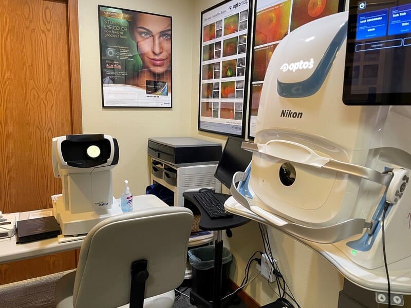 Eye exam room in Colorado Springs, CO | Northgate Vision Center, P.C.